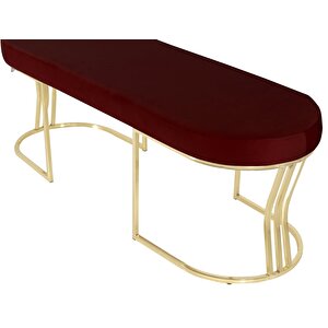 Viego Gold Smooth Bench Puf