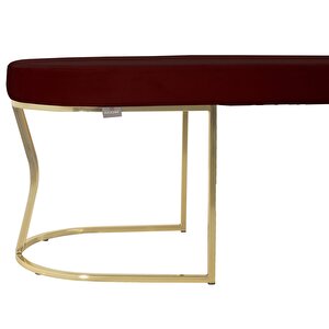 Viego Gold Smooth Bench Puf
