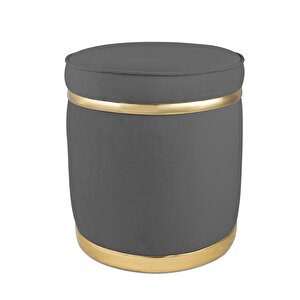 Zerafet Gold Luxery Puf Gri