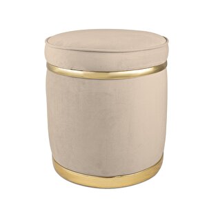 Zerafet Gold Luxery Puf Krem