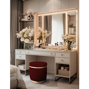 Zerafet Gold Luxery Puf Bordo
