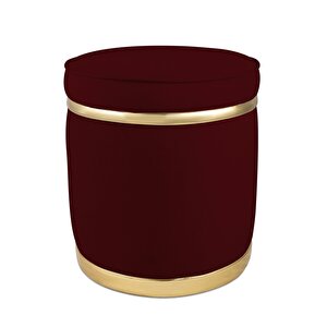Zerafet Gold Luxery Puf Bordo