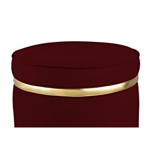 Zerafet Gold Luxery Puf Bordo