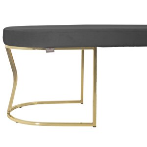Viego Gold Smooth Bench Puf
