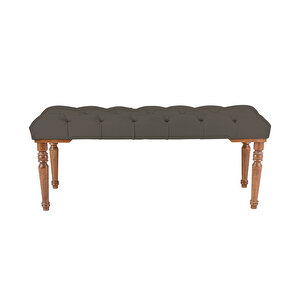 Gazzini Classic Torna Bench Puf Antrasit