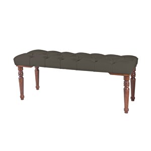 Gazzini Classic Torna Bench Puf Antrasit