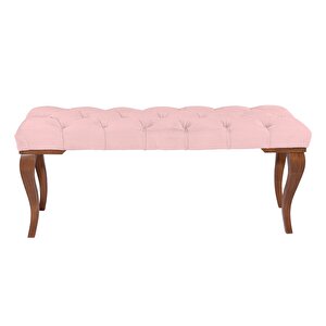 Gazzini Classic Lükens Bench Puf Pembe