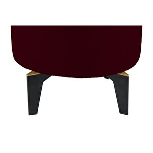 Rio Retro Ayaklı Sandıklı Silindir Dekoratif Puf