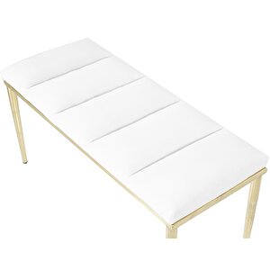 Vesta Gold Bench Puf