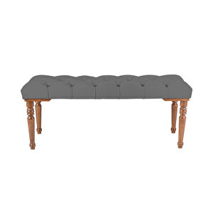 Gazzini Classic Torna Bench Puf Gri