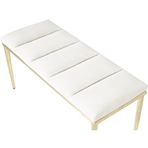 Vesta Gold Bench Puf
