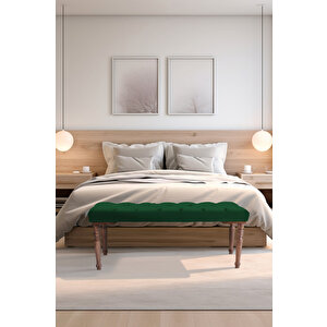 Gazzini Classic Torna Bench Puf Yeşil