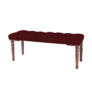 Gazzini Classic Torna Bench Puf Bordo