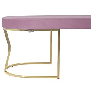 Viego Gold Smooth Bench Puf