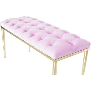 Bella Gold Bench Puf