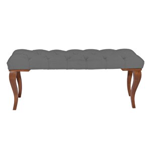 Gazzini Classic Lükens Bench Puf Gri