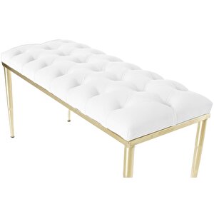 Bella Gold Bench Puf