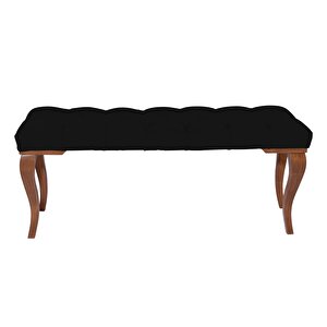 Gazzini Classic Lükens Bench Puf Siyah