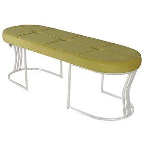 Viego Silver Exclusive Bench Puf Hardal