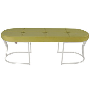 Viego Silver Exclusive Bench Puf Hardal