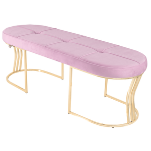 Viego Gold Exclusive Bench Puf Pembe