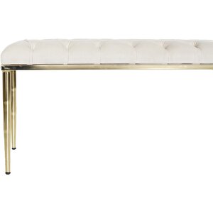 Bella Gold Bench Puf