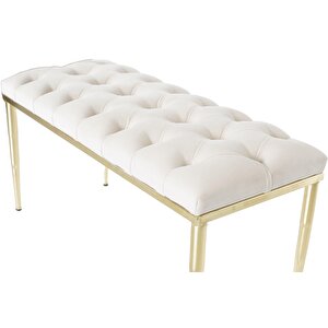 Bella Gold Bench Puf