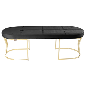 Viego Gold Exclusive Bench Puf Antrasit