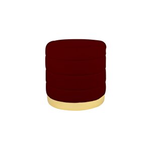 Lungo Roller Gold Luxery Puf Bordo