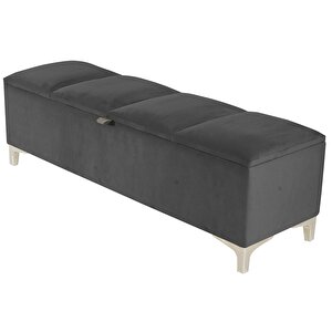 Vetra V2 Sandıklı Bench Puf Gri