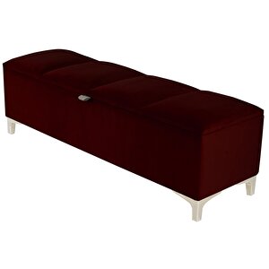 Vetra V2 Sandıklı Bench Puf Bordo