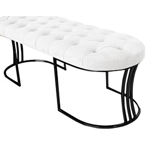 Viego Siyah Bench Puf