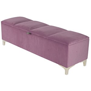 Vetra V2 Sandıklı Bench Puf Pembe