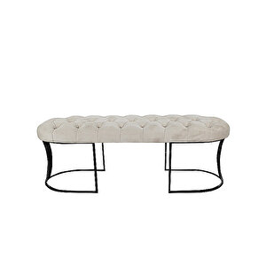 Viego Siyah Bench Puf