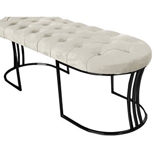 Viego Siyah Bench Puf