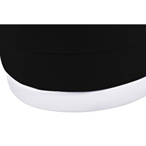 Lungo Roller Silver Luxery Puf Siyah