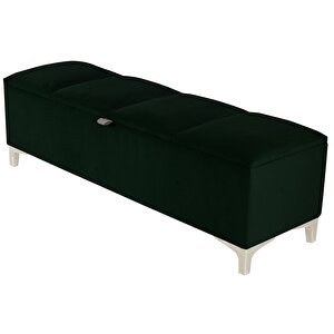 Vetra V2 Sandıklı Bench Puf Yeşil