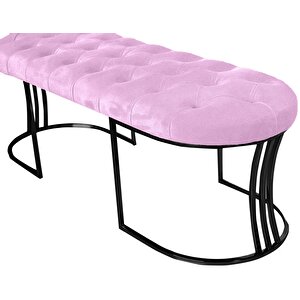Viego Siyah Bench Puf