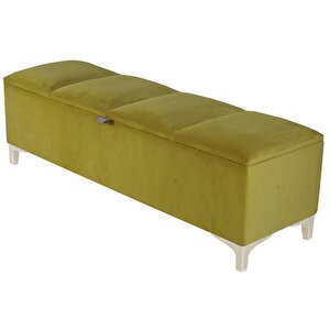 Vetra V2 Sandıklı Bench Puf Hardal