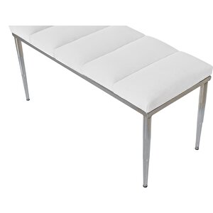 Vesta Silver Bench Puf