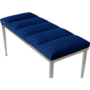 Vesta Silver Bench Puf