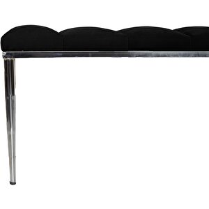 Vesta Silver Bench Puf