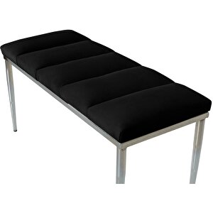 Vesta Silver Bench Puf