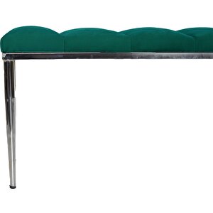 Vesta Silver Bench Puf