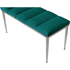 Vesta Silver Bench Puf