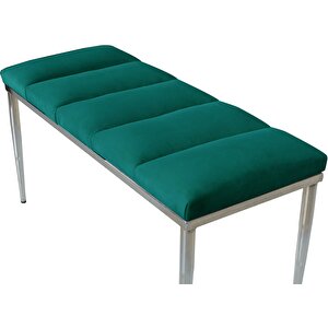 Vesta Silver Bench Puf