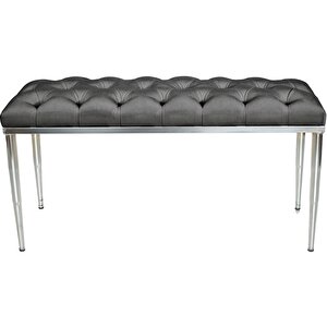 Bella Silver Bench Puf