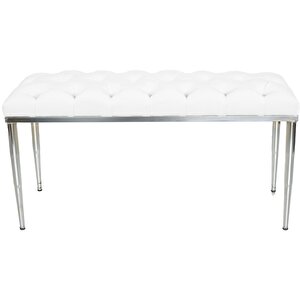 Bella Silver Bench Puf