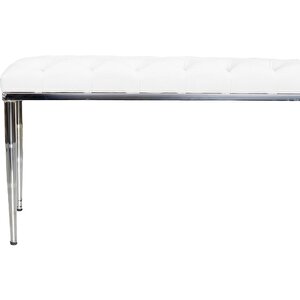 Bella Silver Bench Puf