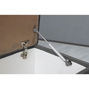 Vetra Sandıklı Bench Puf, Beyaz